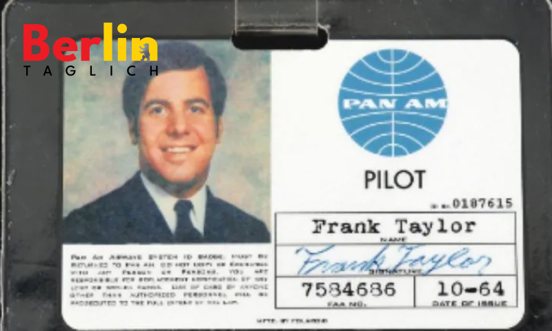 Personalausweis eines gefälschten panamerikanischen Piloten, erstellt von Frank Abagnale Jr.