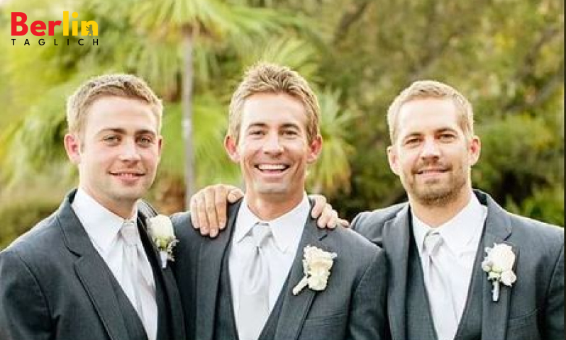 Von links: Cody Walker, Caleb Walker und der verstorbene Paul Walker bei Calebs Hochzeit.