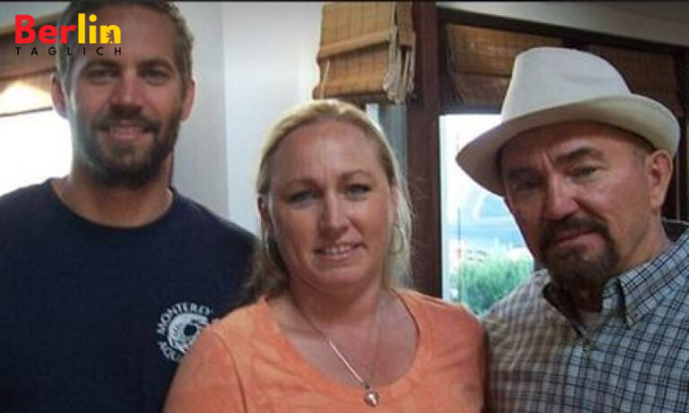 Von rechts: Vater Paul William Walker III mit seiner Tochter Amie Walker und Sohn Paul Walker.